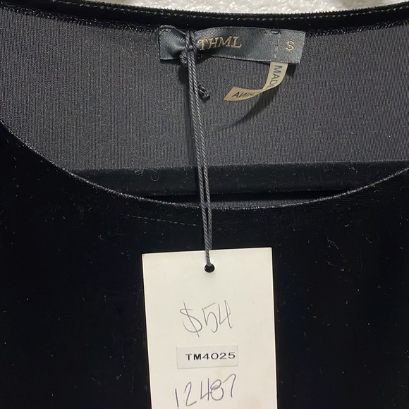 THML Sleeveless Tunic‎ Velvet Sequin small NWT - Picture 5 of 6